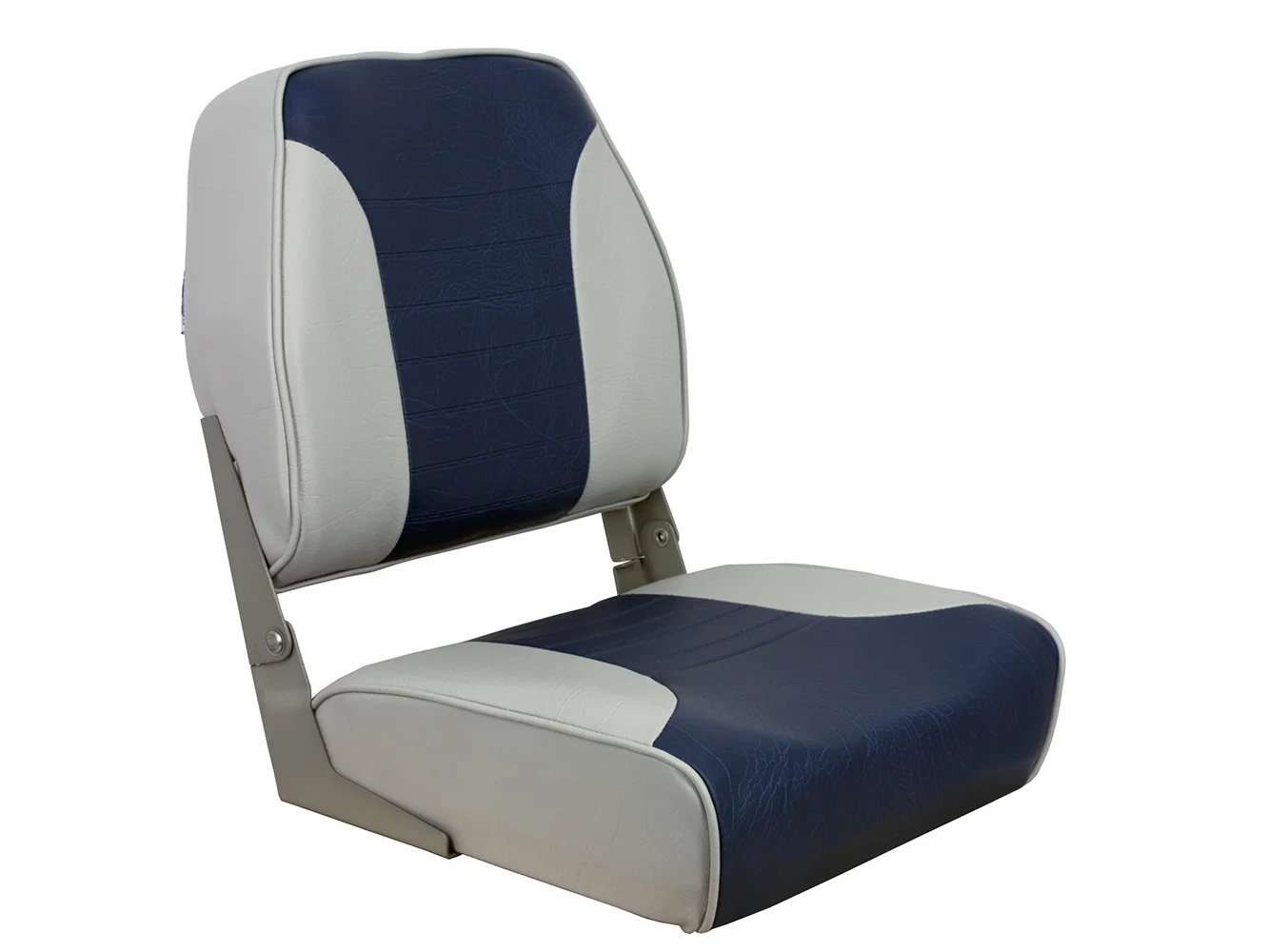 Springfield Economy Multi-Color Folding Seat - Grey/Blue