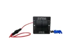 Boat Leveler Waterproof Trim Tab Switch - Black/Black Buttons