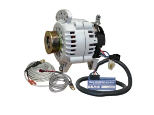 Balmar Alternator 120 AMP 12V 3.15" Dual Foot Saddle K6 Pulley Regulator & Temp Sensor