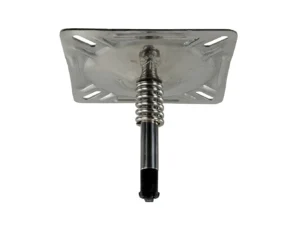 Springfield KingPin&trade; 7" x 7" Seat Mount w/Spring - Polished