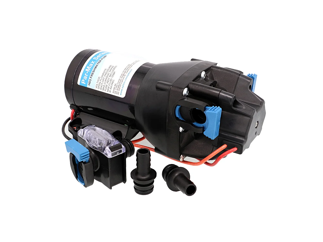 Jabsco Par-Max HD3 Heavy Duty Water Pressure Pump - 12V - 3 GPM - 60 PSI