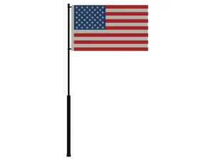 Mate Series Flag Pole - 36" w/USA Flag