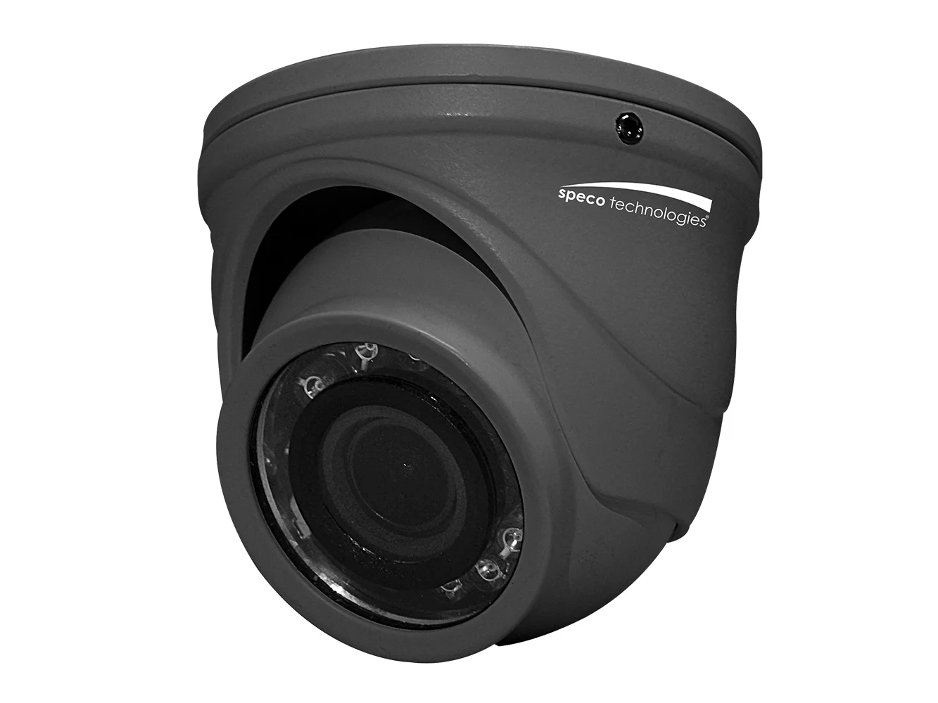 Speco 4MP HD-TVI Mini IR Turret w/2.9mm Lens - Grey