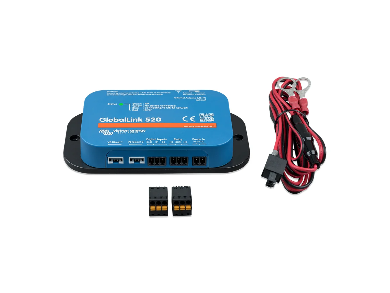 Victron GlobalLink 520 4G LTE-M Remote Monitoring Device w/5-Year Pre-Paid SIM Card Uses AT&T & T-Mobile