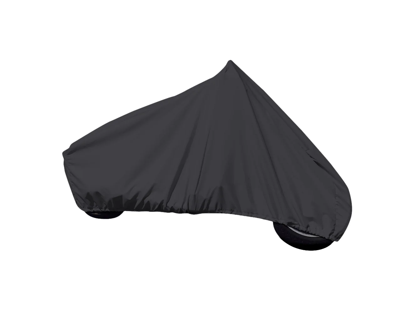 Carver Sun-Dura Full Dress Touring Motorcycle w/No/Low Windshield Cover - Black