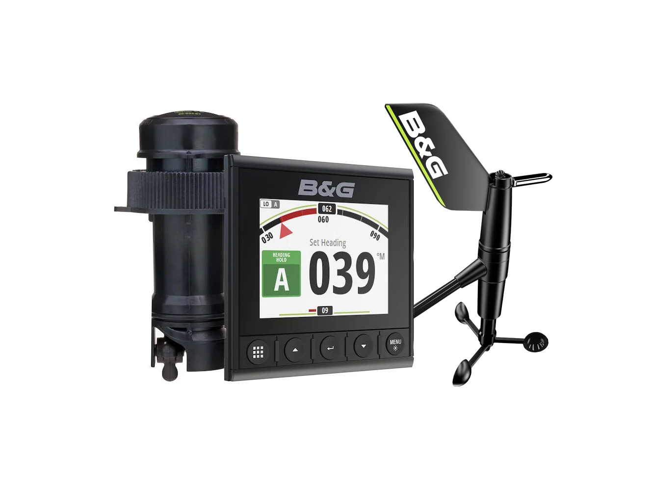 B&G Triton2 Speed, Depth & Wireless Wind System Pack - Triton² 4.1" Color Display, DST810 Transducer, WS320 Wireless Wind Sensor & NMEA2000 Starter Kit