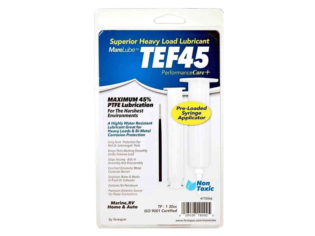 Forespar Marelube TEF45 30cc Syringe