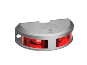Lopolight Series 200-016 - Navigation Light - 2NM - Vertical Mount - Red - Silver Housing