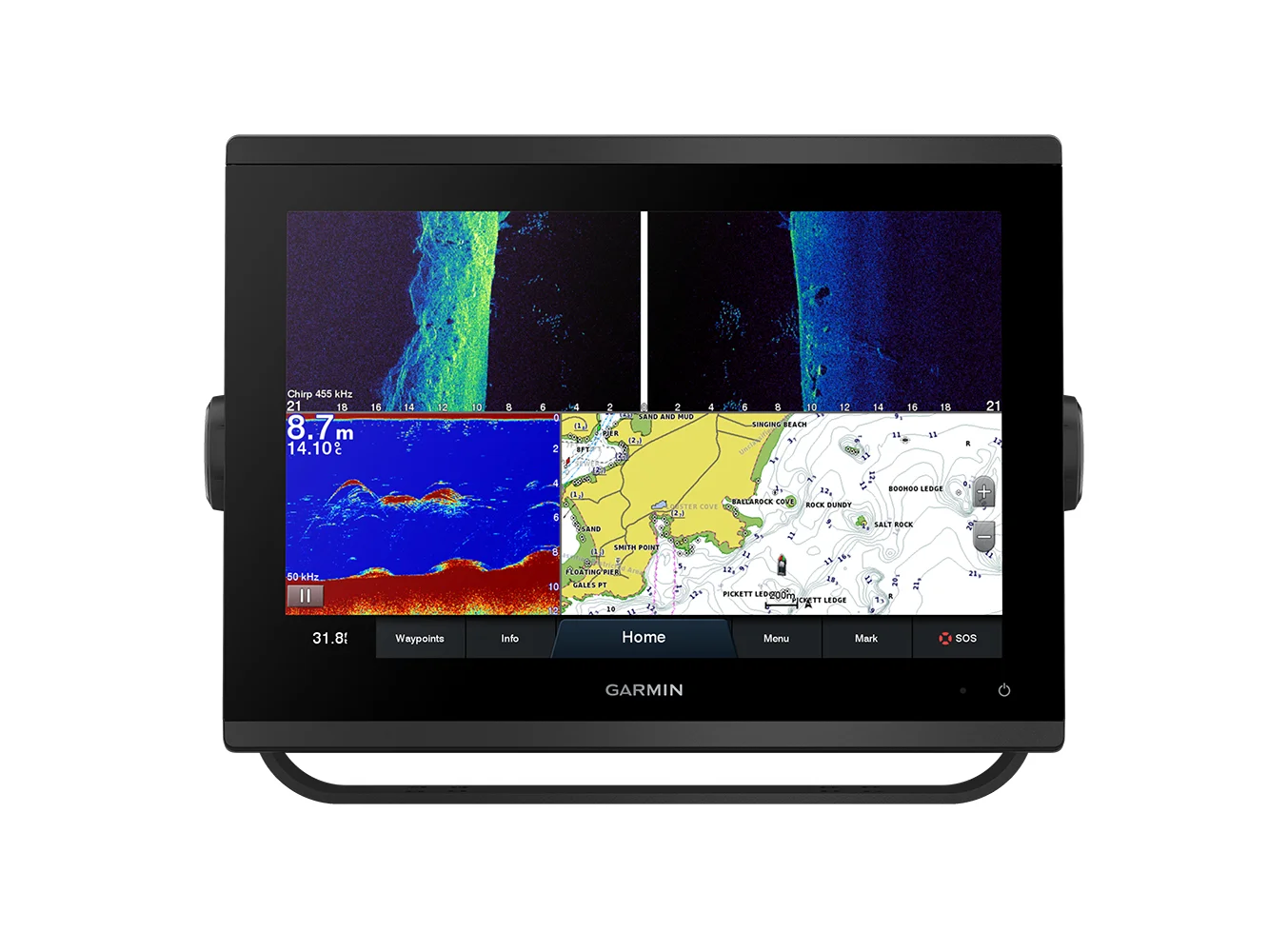 Garmin GPSMAP® 1223xsv Combo GPS/Fishfinder - Worldwide