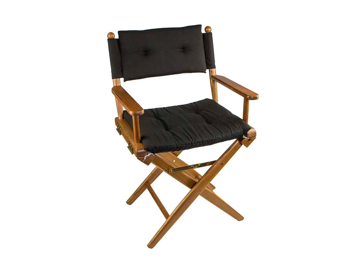 Whitecap Director's Chair w/Black Cushion - Teak