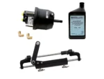 Uflex HYCO 1.1 Front Mount OB System up to 175HP - Includes UP20 FM Helm, 2qts of Oil, UC95-OBF Cylinder