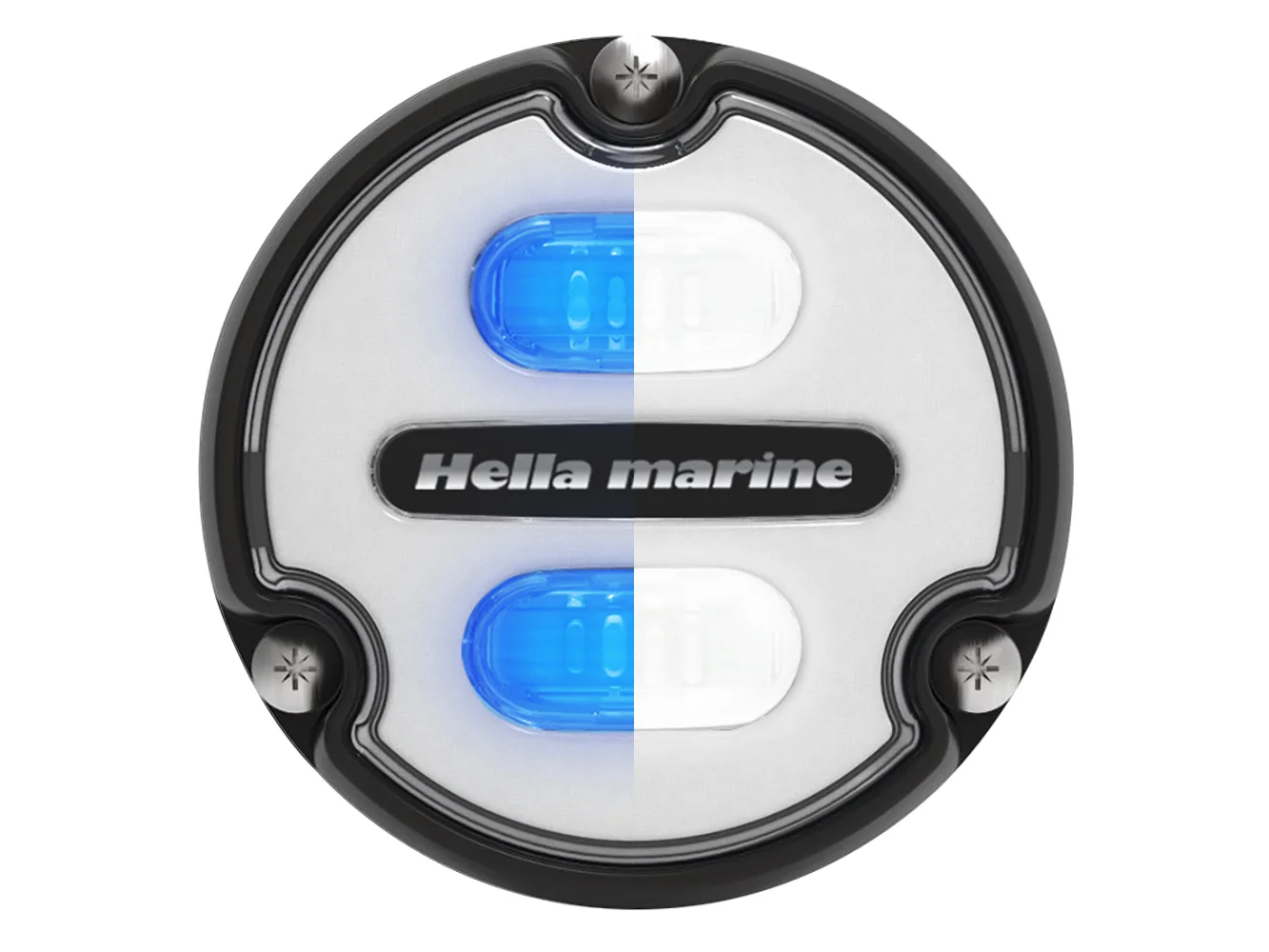 Hella Marine Apelo A1 Blue White Underwater Light - 1800 Lumens - Black Housing - White Lens