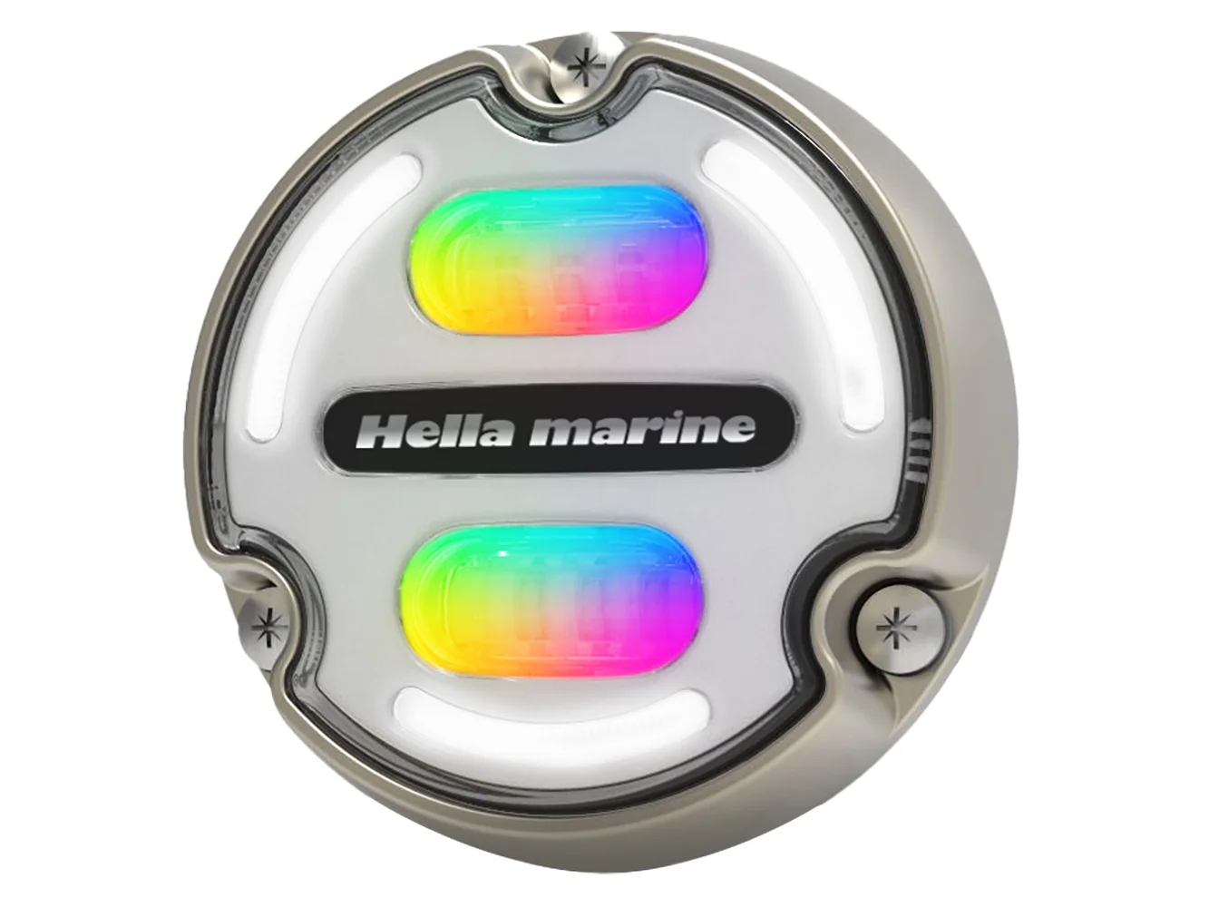 Hella Marine Apelo A2 RGB Underwater Light - 3000 Lumens - Bronze Housing - White Lens w/Edge Light