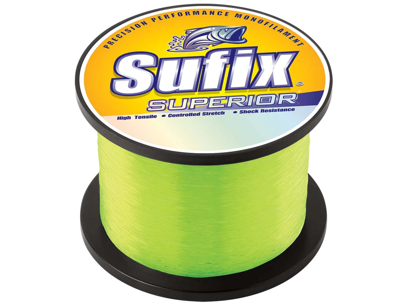 Sufix Superior Hi-Vis Yellow Monofilament - 40lb - 3275 yds