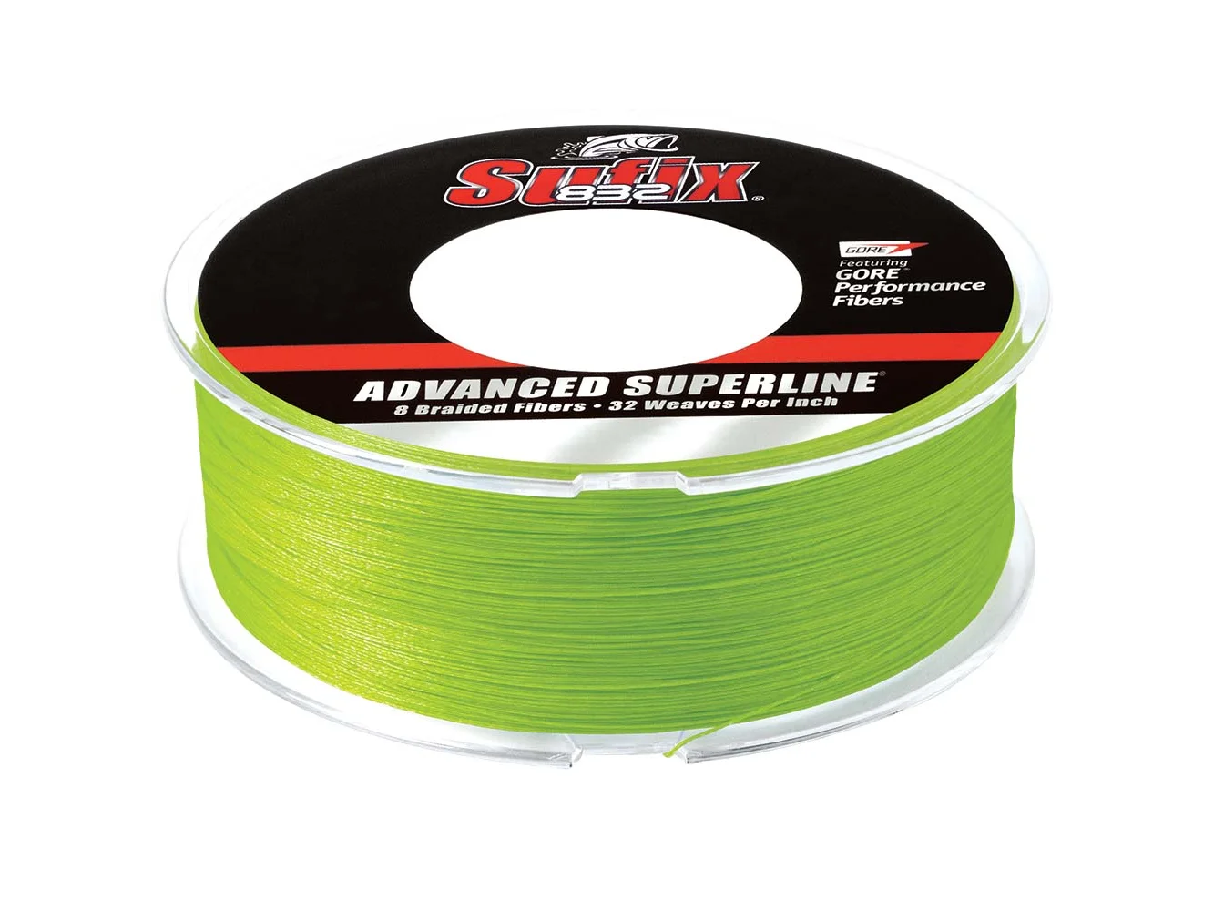 Sufix 832® Advanced Superline® Braid - 15lb - Neon Lime - 600 yds