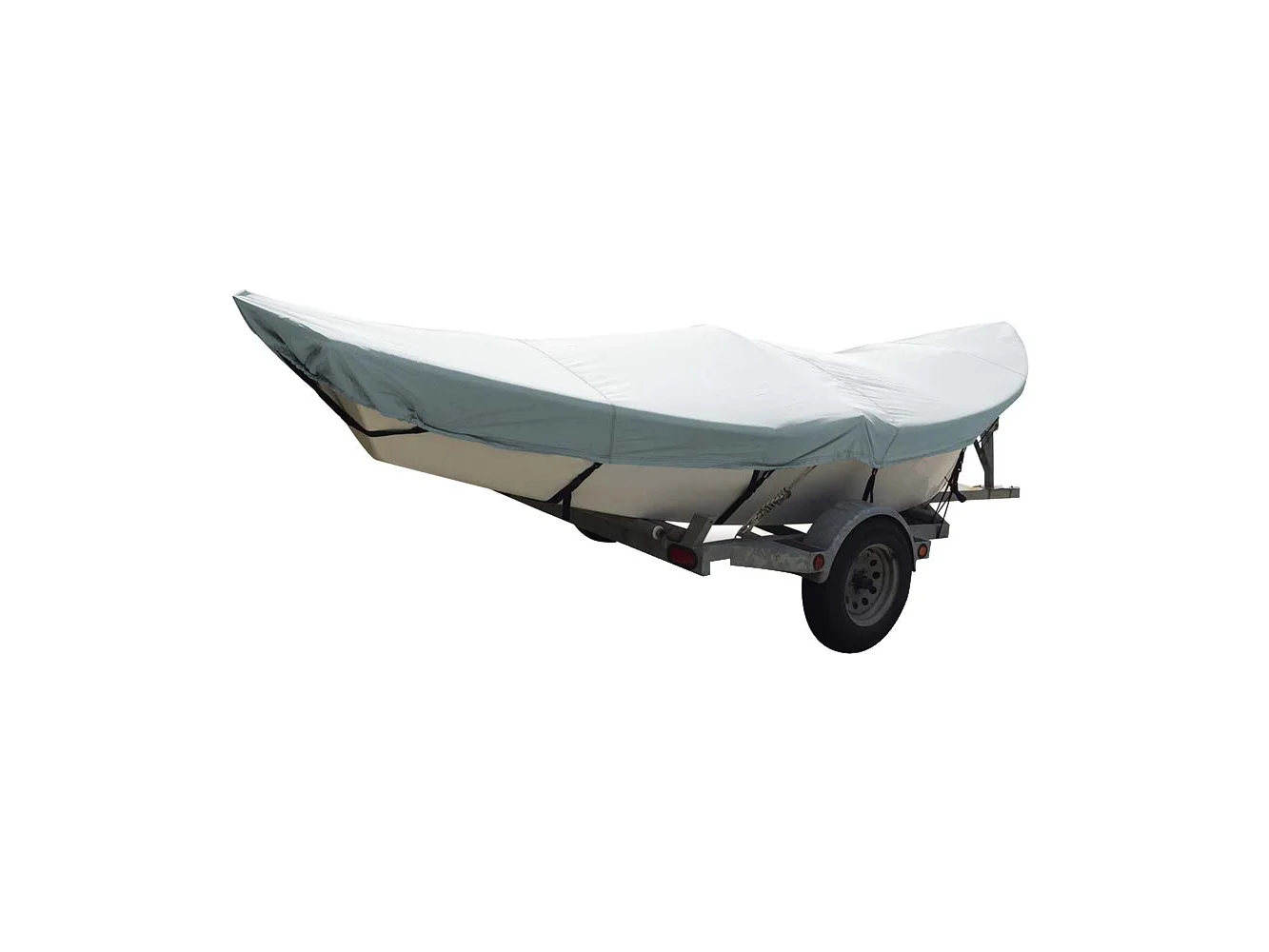 Carver Poly-Flex II Styled-to-Fit Boat Cover f/16' Drift Boats - Grey