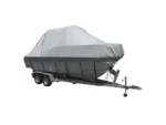 Carver Sun-DURA® Specialty Boat Cover f/24.5' Walk Around Cuddy & Center Console Boats - Grey