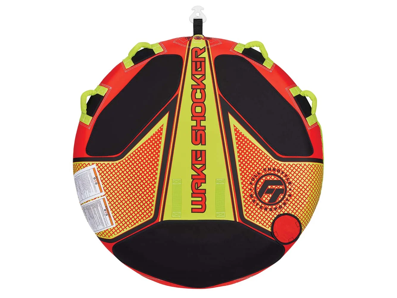 Full Throttle Wake Shocker Towable Tube - 2 Rider - Red