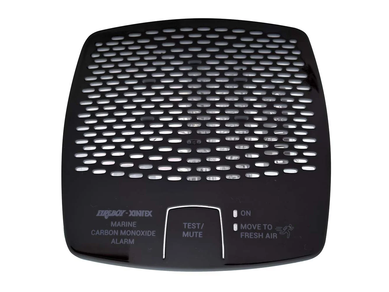Fireboy-Xintex CO Alarm 12/24V DC w/Interconnect - Black