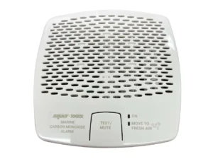 Fireboy-Xintex CO Alarm 12/24V DC w/Interconnect - White