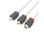 DS18 Marine Tinned OFC RCA Cable - 2 Female to 1 Male