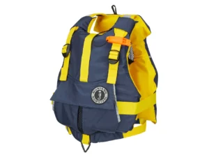 Mustang Youth Bobby Foam Vest - Yellow/Navy