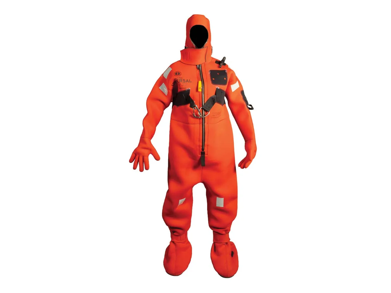 Mustang Neoprene Cold Water Immersion Suit w/Harness - Red - Adult Universal