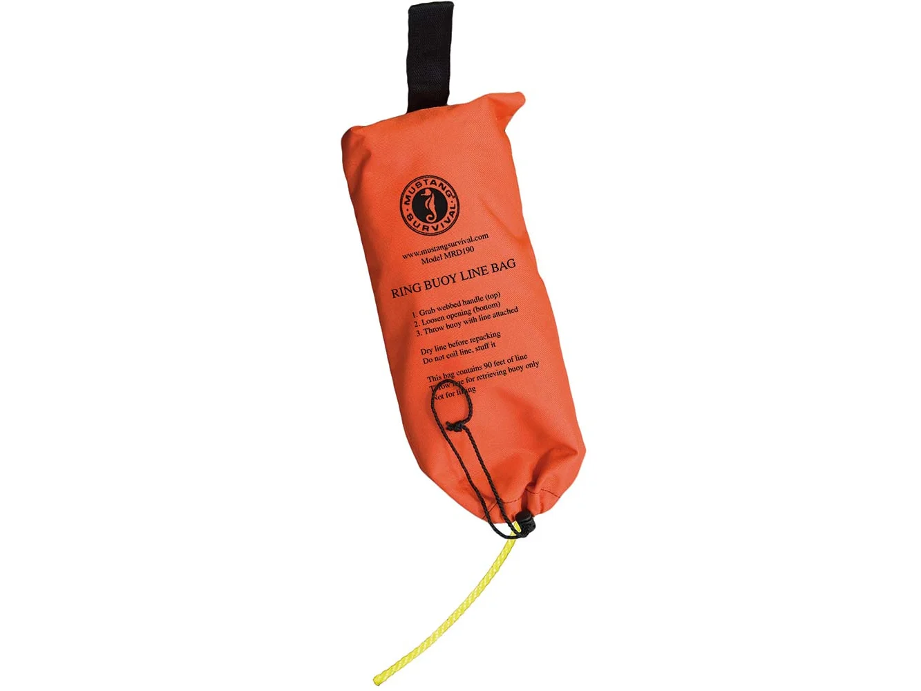 Mustang Ring Buoy Throw Bag - 90' Rope