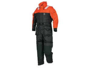 Mustang Deluxe Anti-Exposure Coverall & Work Suit - Orange/Black - Large
