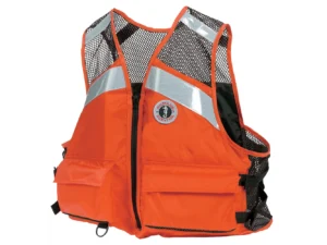 Mustang Industrial Mesh Vest - Orange - 4XL/5XL