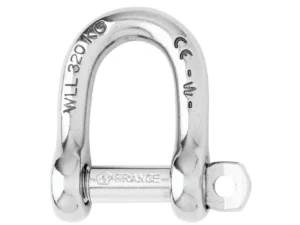 Wichard Self-Locking D Shackle - Diameter 5mm - 3/16"