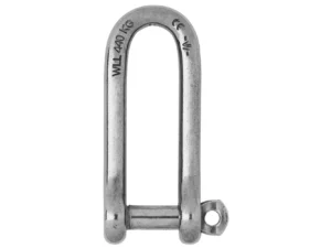 Wichard Captive Pin Long D Shackle - Diameter 6mm - 1/4"