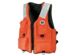 Mustang 4-Pocket Flotation Vest - Orange - Medium