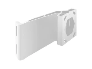 MINN KOTA Raptor Jack Plate Adapter Bracket - Starboard, 5" Setback, 4" Rise, White | 1810382