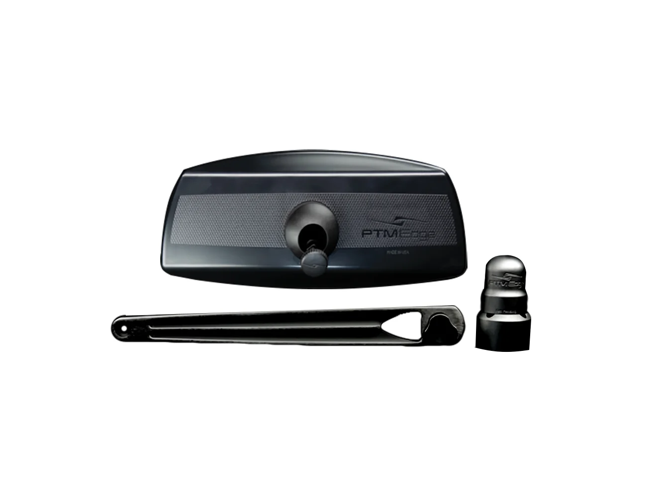 PTM Watersports UCX-17 PRO Pontoon Mirror/Bracket Kit - Black
