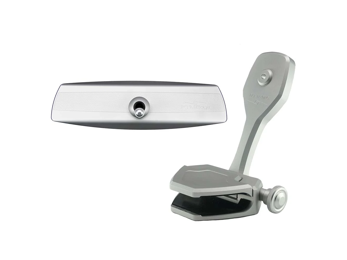 PTM Watersports Mirror/Bracket Kit w/VR-140 Elite Mirror & ZXR-300 (Silver)