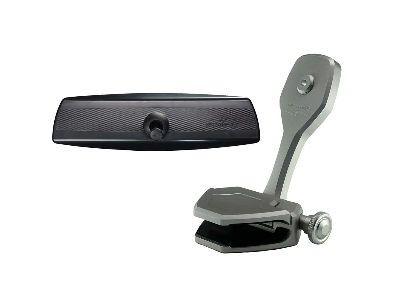 PTM Watersports Mirror/Bracket Kit w/VR-140 PRO Mirror & ZXR-300 (Titanium Grey)