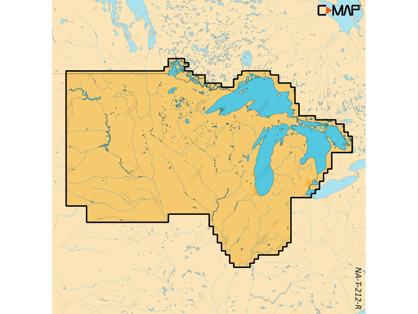 C-MAP REVEAL™ X - U.S. Lakes North Central