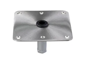 Springfield KingPin&trade; 7" x 7" Stainless Steel Square Base (Threaded)
