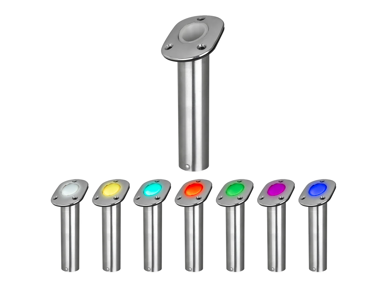 Sea-Dog LED RGB Rod Holder w/Tube Insert