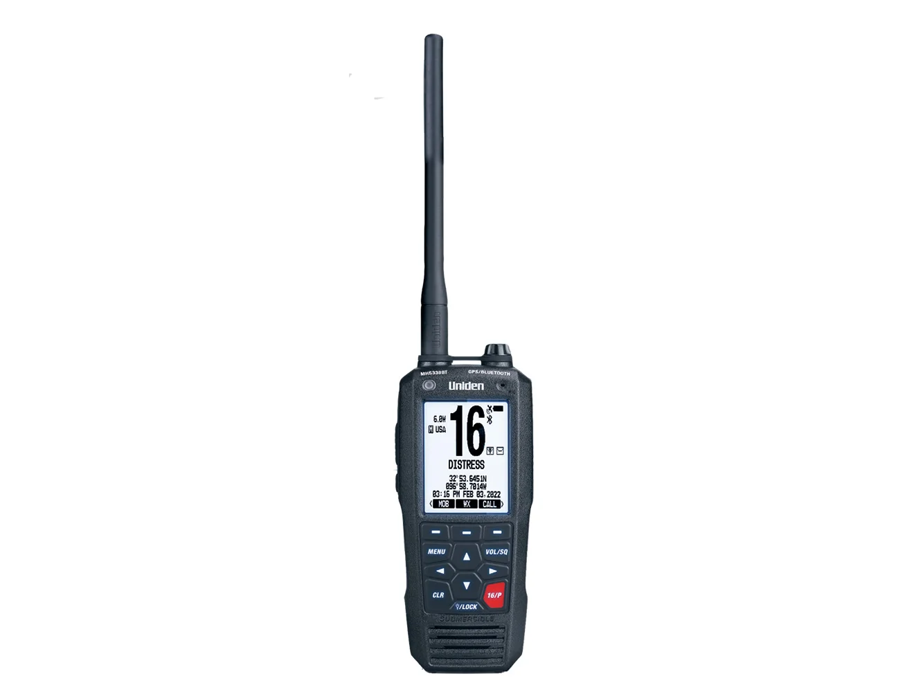 Uniden MHS338BT VHF Marine Radio w/GPS & Bluetooth