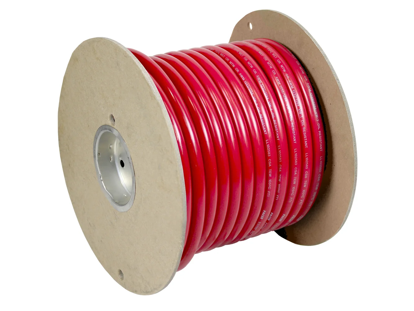 Pacer Red 4 AWG Battery Cable - 100'