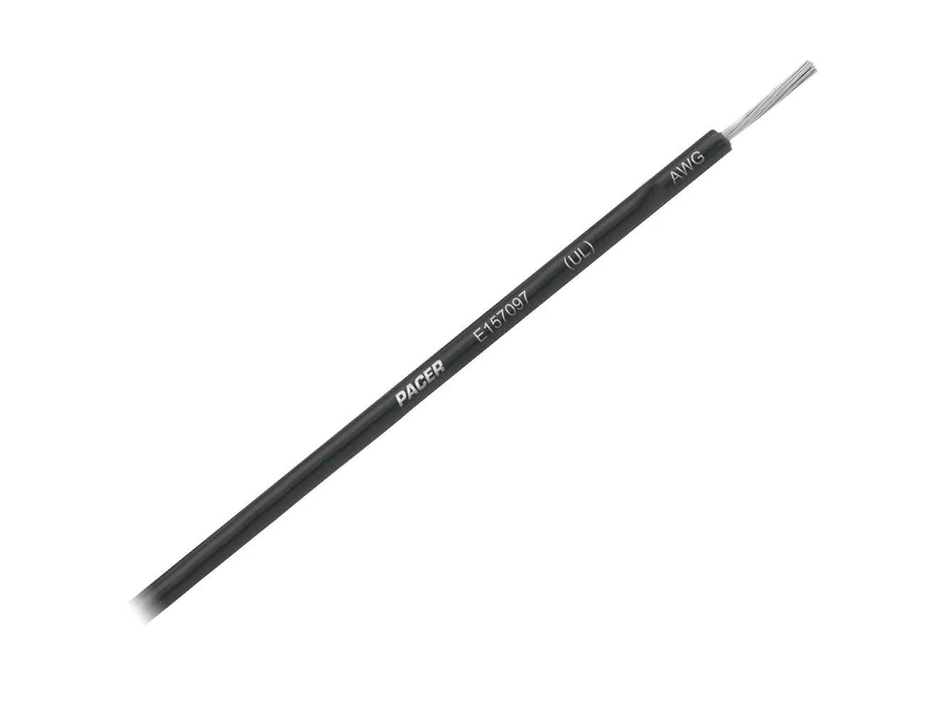 Pacer Black 16 AWG Primary Wire - 25'