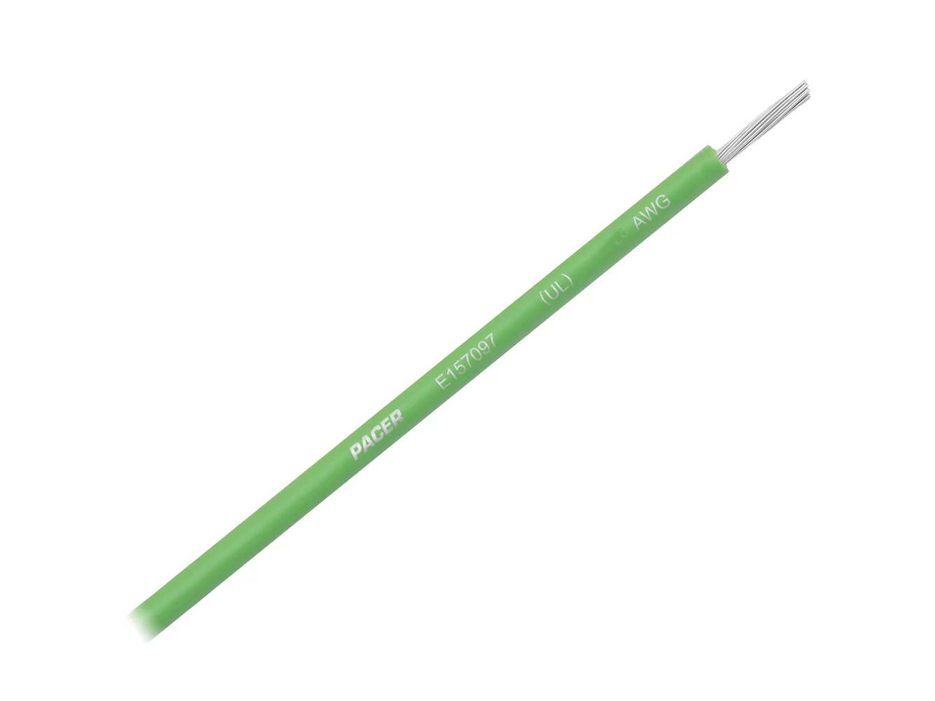 Pacer Light Green 16 AWG Primary Wire - 25'
