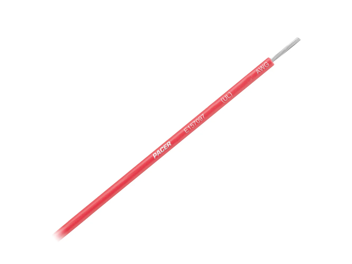 Pacer Red 8 AWG Primary Wire - 25'