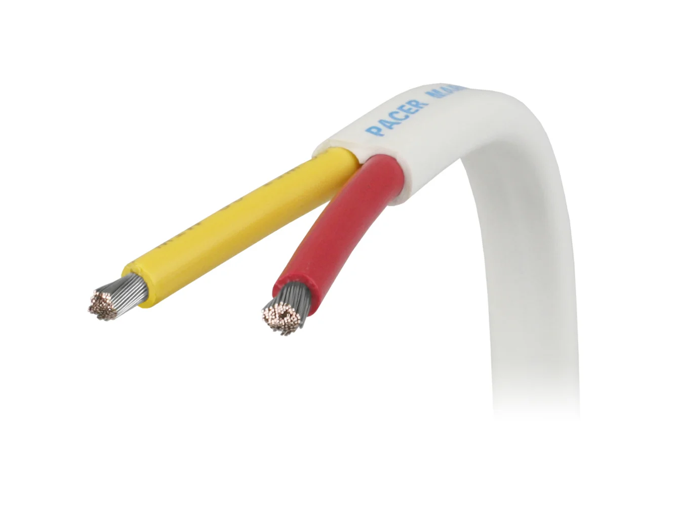 Pacer 16/2 AWG Safety Duplex Cable - Flat Cable - Red/Yellow - 250'