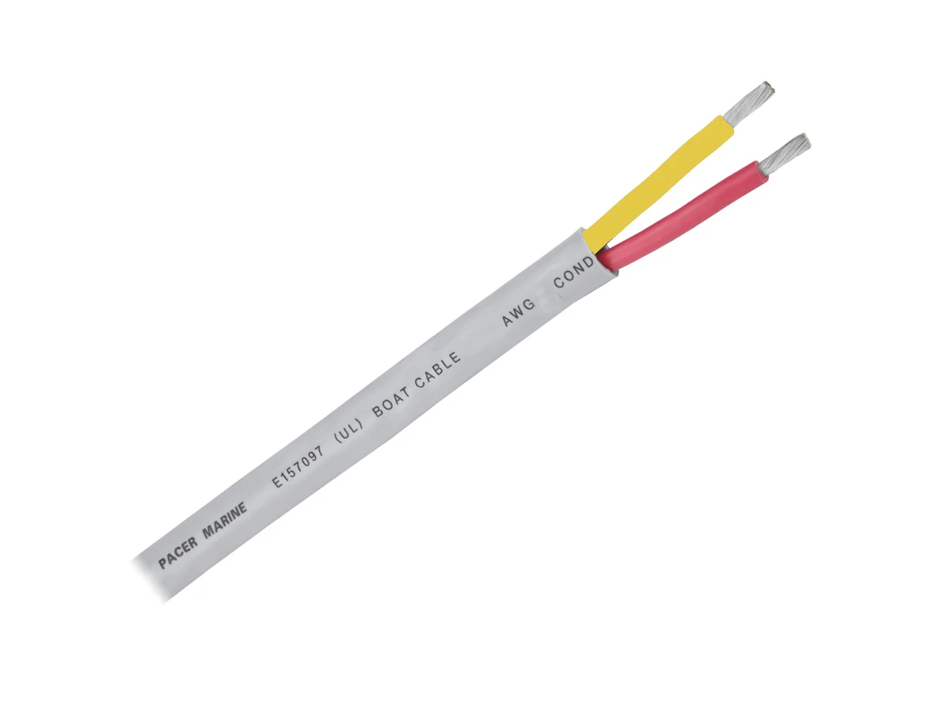 Pacer 12/2 AWG Round Safety Duplex Cable - Red/Yellow - 500'
