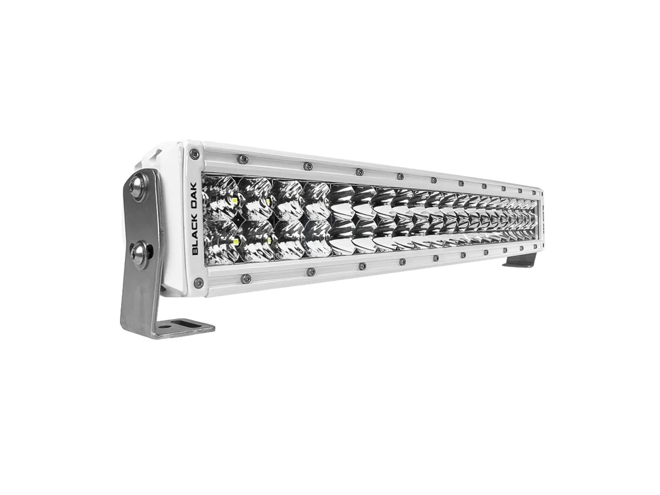 Black Oak Pro Series 3.0 Curved Double Row 20" LED Light Bar - Combo Optics - White Housing