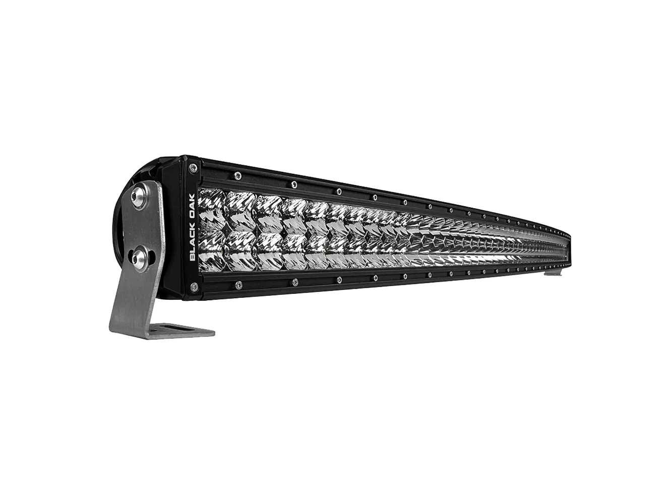 Black Oak Pro Series 3.0 Curved Double Row 40" LED Light Bar - Combo Optics - Black Housing