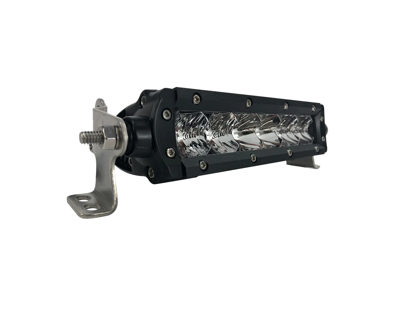 Black Oak Pro Series 3.0 Single Row 6" LED Light Bar - Combo Optics - Black Housing